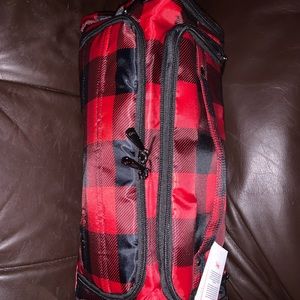 Lug XL trolley buffalo check red. New
